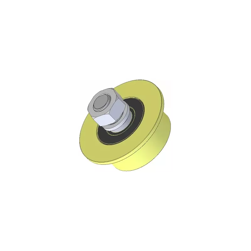 Rol nr. 236 – kunststof rol Ø66 mm voor machines van Wuhlmaus | fabrikant KiJ
