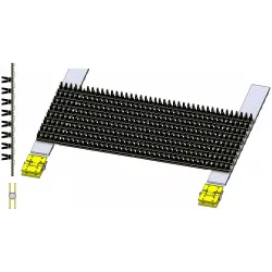 Egelband met staven Wuhlmaus – alternatieve band voor machines van Wuhlmaus | fabrikant KiJ