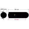 Rubberen vinger voor aandrukwiel van zaaimachine 84-25-8,5 | OEM AC 802808 | fabrikant KiJ