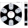 Flexibele schijf 6 gaten met beslag – schijf van de flexibele koppeling geproduceerd door KiJ | OEM 2213-02-008 | fabrikant KiJ