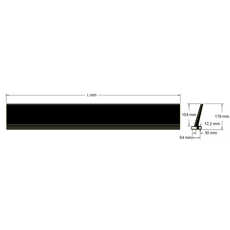 Schoep L-845 steek 30–54 mm – schoep geproduceerd door KiJ | fabrikant KiJ