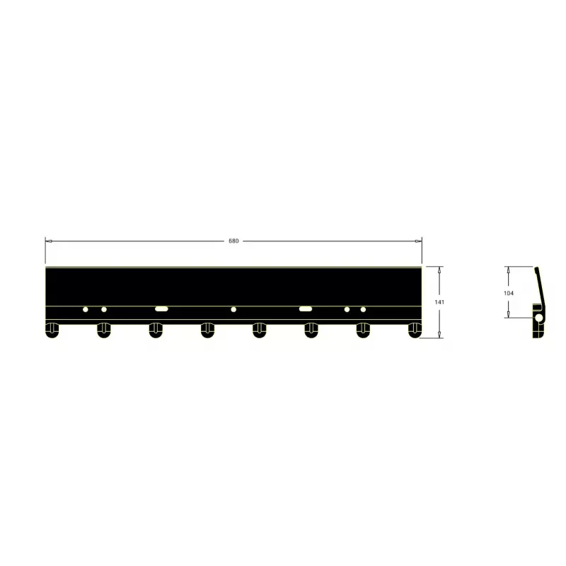 Loofbandschoep L-680 – schoep voor machine ROPA Keiler | OEM ROPA 501027 | fabrikant KiJ
