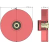 Rol nr. 114 – gietijzeren keerrol Ø192 mm voor machines van Grimme | OEM Grimme 200.48657 | fabrikant KiJ