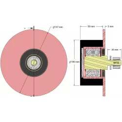 Rol nr. 10a – staal-rubberen steunrol Ø100 mm voor machines van Grimme | OEM Grimme 200.02835, 200.22084, 200.01962 | fabrikant KiJ