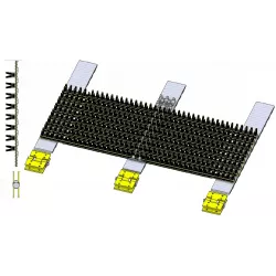 Loofband DR 1500 op 3 riemen – band voor aardappelrooier Grimme DR 1500 | OEM Grimme 300.18407, 300.25773, 300.18646 | fabrikant KiJ