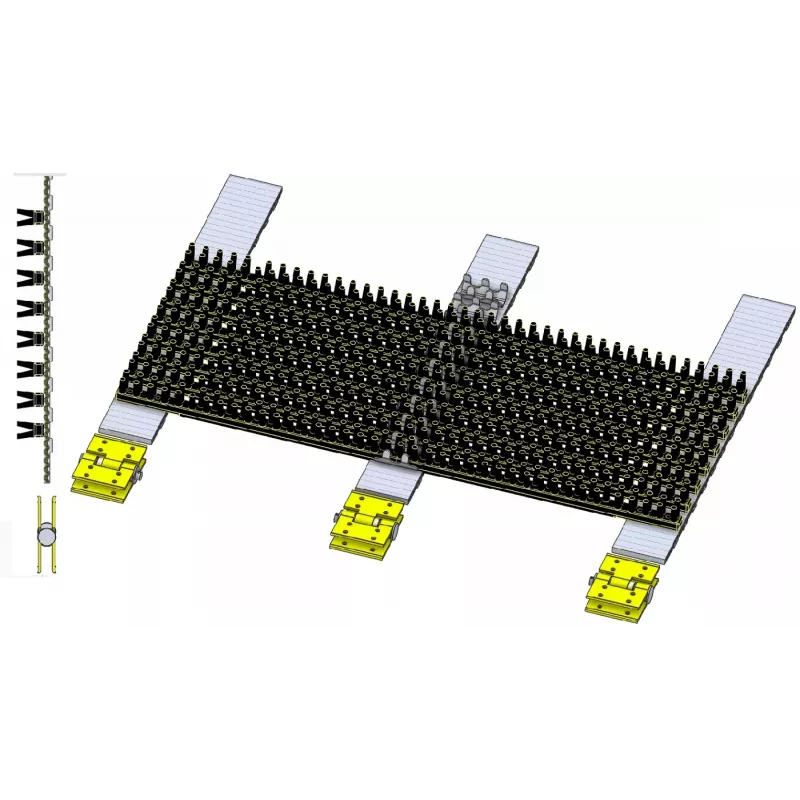 Loofband DR 1500 op 3 riemen – band voor aardappelrooier Grimme DR 1500 | OEM Grimme 300.18407, 300.25773, 300.18646 | fabrikant KiJ