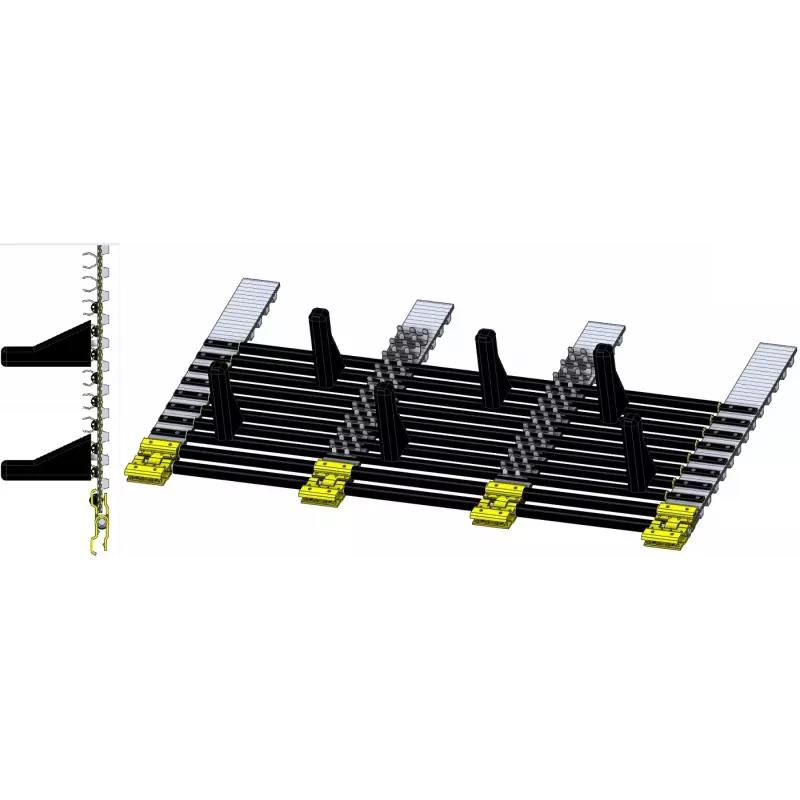 Loofband DR 1500 op 4 riemen – band voor aardappelrooier Grimme DR 1500 | OEM Grimme 300.18407, 300.25773, 300.18646 | fabrikant KiJ