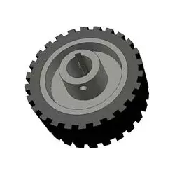Rol nr. 44 – gietijzer-rubberen aandrijfrol Ø165 mm voor machines van Grimme | OEM Grimme 076.00823 | fabrikant KiJ