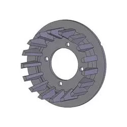 Rol nr. 104 – gietijzeren aandrijfrol Ø178 mm, steek 35 mm, voor machines van Grimme | OEM Grimme 006.00030 | fabrikant KiJ