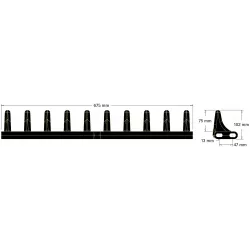 Rubberen schoep 10 tanden – schoep voor machines van Grimme | OEM Grimme 088.00931 | fabrikant KiJ