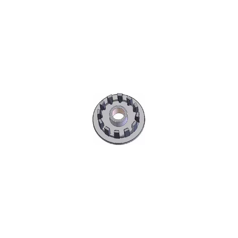 Rol nr. 16 – gietijzeren aandrijfrol Ø124 mm voor machines van Grimme | OEM Grimme 001.00067, 001.00524, 006.00236 | fabrikant KiJ