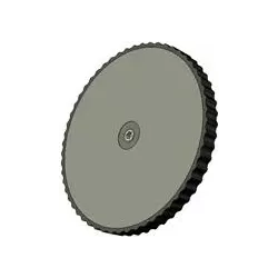 Rol nr. 47 – gietijzer-rubberen loofinvoerrol Ø420 mm voor machines van Grimme | OEM Grimme 200.29539, 200.15835, 200.97271 | fabrikant KiJ