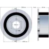 Rol nr. 190 – staal-rubberen aandrijfrol Ø200 mm voor machines van Holmer | OEM Holmer 1130010341 | fabrikant KiJ