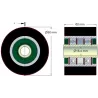 Rol nr. 197 – staal-rubberen draagrol Ø90 mm | fabrikant KiJ