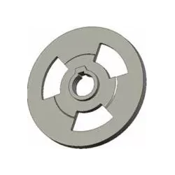 Rol nr. 53 – gietijzeren geleiderol Ø237 mm voor machines van Grimme | OEM Grimme 006.00514 | fabrikant KiJ
