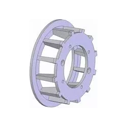 Rol nr. 102 – gietijzeren aandrijfrol Ø256 mm, steek 35 mm, voor machines van Grimme | OEM Grimme 006.00058, 006.00638 | fabrikant KiJ