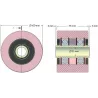 Rol nr. 187 – stalen steunrol Ø100 mm voor machines van ROPA | OEM ROPA 252062 | fabrikant KiJ