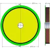Rol nr. 191 – staal-rubberen geleiderol Ø500 mm voor machines van Holmer | OEM Holmer 1130015443 | fabrikant KiJ