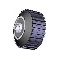 Rol nr. 26 – staal-rubberen steunrol Ø95 mm voor machines van ROPA | OEM ROPA 252079 | fabrikant KiJ
