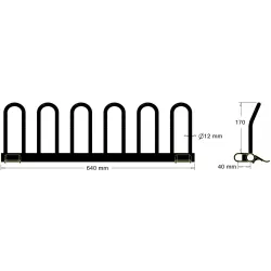 Metalen schoep L-640 – schoep geproduceerd door KiJ | fabrikant KiJ