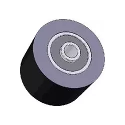 Rol nr. 30 – staal-rubberen rol Ø90 mm voor machines van ROPA | OEM ROPA 252020, 1131021828, 1131029638 | fabrikant KiJ