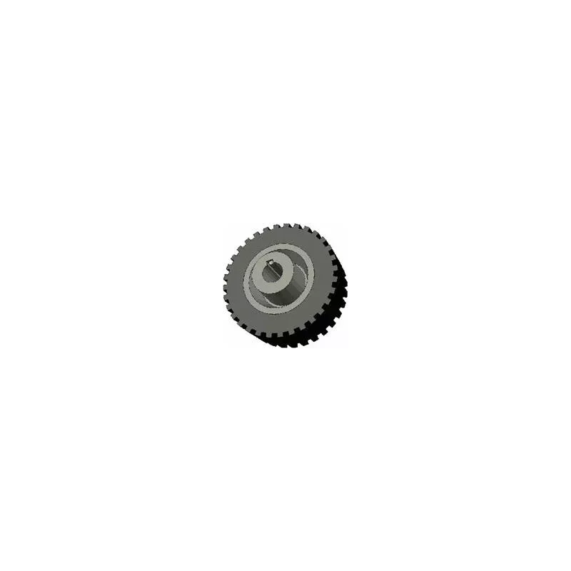 Rol nr. 35 – gietijzer-rubberen rol Ø145 mm voor machines van Grimme | OEM Grimme 300.01927 | fabrikant KiJ