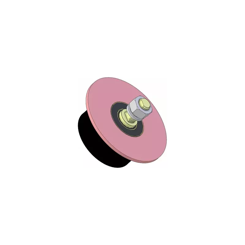 Rol nr. 80 – staal-rubberen draagrol Ø100 mm voor aardappelrooier Anna Z644 | OEM Anna 564421017 | fabrikant KiJ