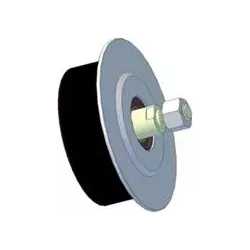 Rol nr. 143 – staal-rubberen rol Ø120 mm | fabrikant KiJ