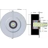 Rol nr. 143 – staal-rubberen rol Ø120 mm | fabrikant KiJ