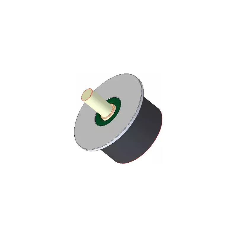 Rol nr. 179 – staal-rubberen rol Ø95 mm | fabrikant KiJ