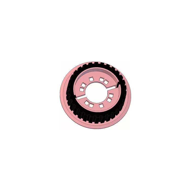 Rol nr. 231 – staal-rubberen aandrijfrol Ø194 mm voor machines van Grimme | OEM Grimme 076.04011 | fabrikant KiJ