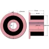 Rol nr. 264 – staal-rubberen aandrijfrol Ø94 mm voor machines van AVR | OEM AVR 202.16.40 | fabrikant KiJ