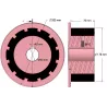 Rol nr. 272 – staal-rubberen aandrijfrol Ø170 mm voor machines van AVR | OEM AVR 742.20.75 | fabrikant KiJ