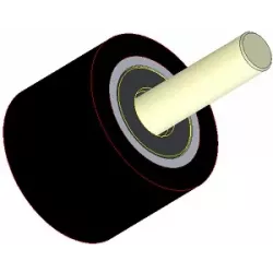 Rol nr. 284 – staal-rubberen steunrol Ø80 mm voor machines van Dewulf | OEM Dewulf 2660005C | fabrikant KiJ