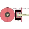 Rol nr. 287 – staal-rubberen steunrol Ø90 mm voor machines van Dewulf | OEM Dewulf 2660029C | fabrikant KiJ