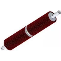 Rol nr. 301 – staal-rubberen aandrijfas Ø122 mm | OEM 187.235.00 | fabrikant KiJ