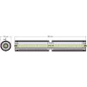 Rol nr. 304 – staal-rubberen rol Ø122 mm | OEM 184.223.00 | fabrikant KiJ