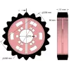 Rol nr. 321 – staal-rubberen aandrijfrol Ø258 mm, steek 35 mm, voor machines van Grimme | OEM Grimme 076.04047 | fabrikant KiJ
