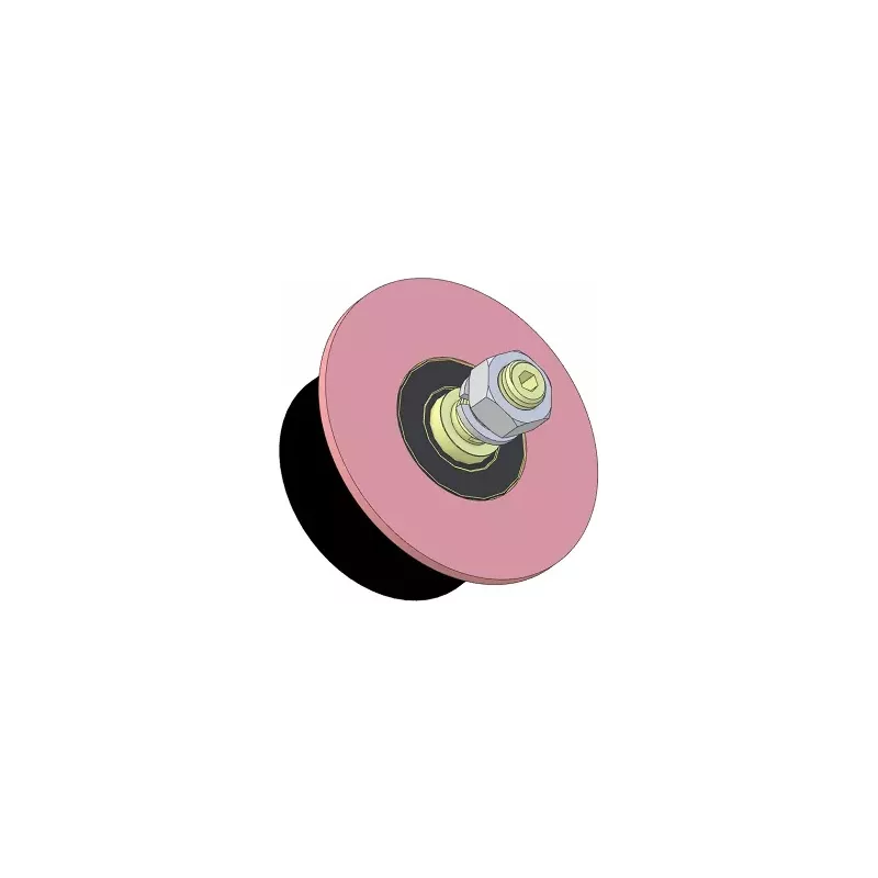 Rol nr. 325 – staal-rubberen keerrol Ø100 mm voor machines van Sandei | fabrikant KiJ