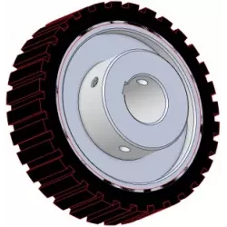 Rol nr. 333 – rol Ø220 mm voor machines van Wuhlmaus | fabrikant KiJ