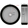 Rol nr. 335 – revisie: rol Ø400 mm | OEM 157.031.00 | fabrikant KiJ