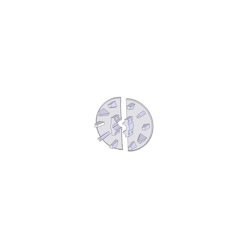 Rol nr. 60 – gietijzeren aandrijfrol Ø238 mm, steek 40/80 mm | OEM 000.00345 | fabrikant KiJ