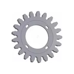 Rol nr. 73 – gietijzeren aandrijfrol Ø295 mm, steek 40 mm, voor machines van Grimme | OEM Grimme 200.06504, 006.00294 | fabrikant KiJ