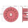 Rol nr. 76 – gietijzeren aandrijfrol Ø158 mm | fabrikant KiJ