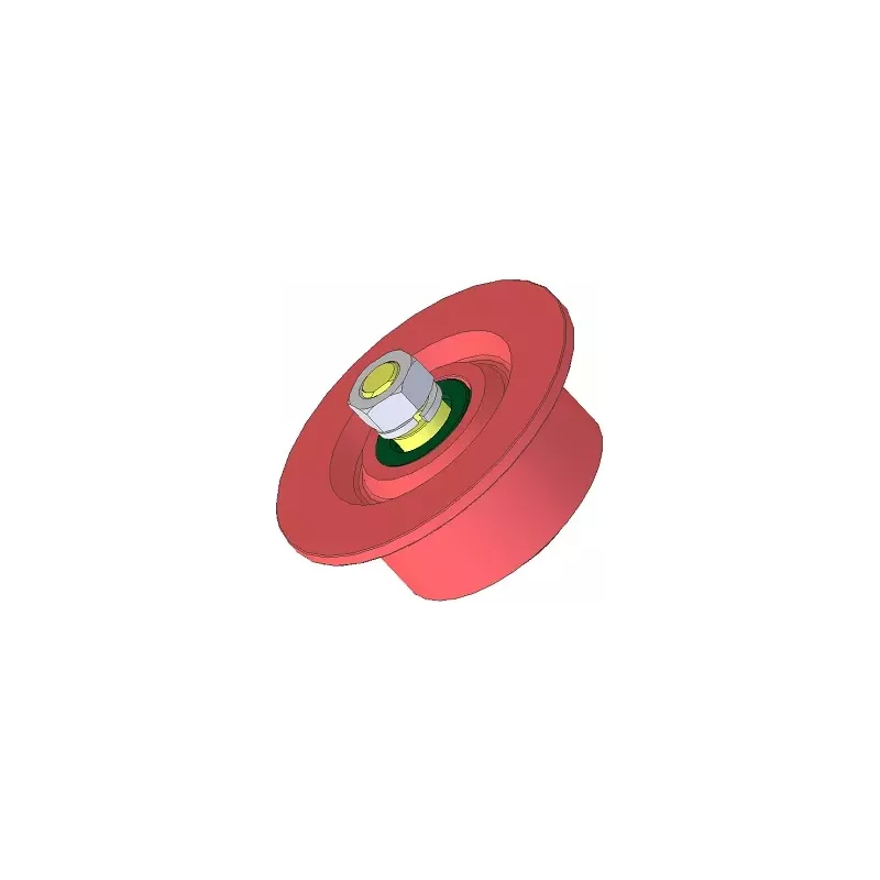Rol nr. 81 – stalen keerrol Ø100 mm voor aardappelrooier Anna Z644 | OEM Anna 564421016 | fabrikant KiJ