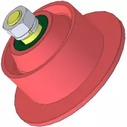 Rol nr. 82 – keerrol Ø100 mm voor aardappelrooier Anna Z644 | OEM Anna 5644-21-025, 5644-60-022 | fabrikant KiJ