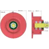 Rol nr. 82 – keerrol Ø100 mm voor aardappelrooier Anna Z644 | OEM Anna 5644-21-025, 5644-60-022 | fabrikant KiJ