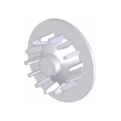 Rol nr. 84 – gietijzeren aandrijfrol Ø172 mm, steek 40 mm, voor machines van Stoll | OEM Stoll 0519040, 0519030 | fabrikant KiJ