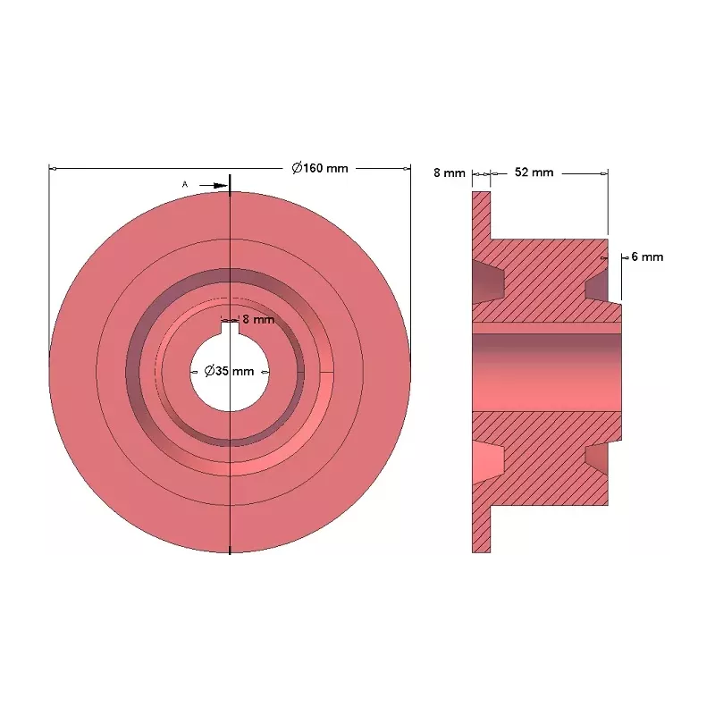 Rol nr. 88 – keerrol Ø118 mm voor aardappelrooier Anna Z644 | OEM Anna 5644-51-009 | fabrikant KiJ
