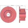 Rol nr. 88 – keerrol Ø118 mm voor aardappelrooier Anna Z644 | OEM Anna 5644-51-009 | fabrikant KiJ